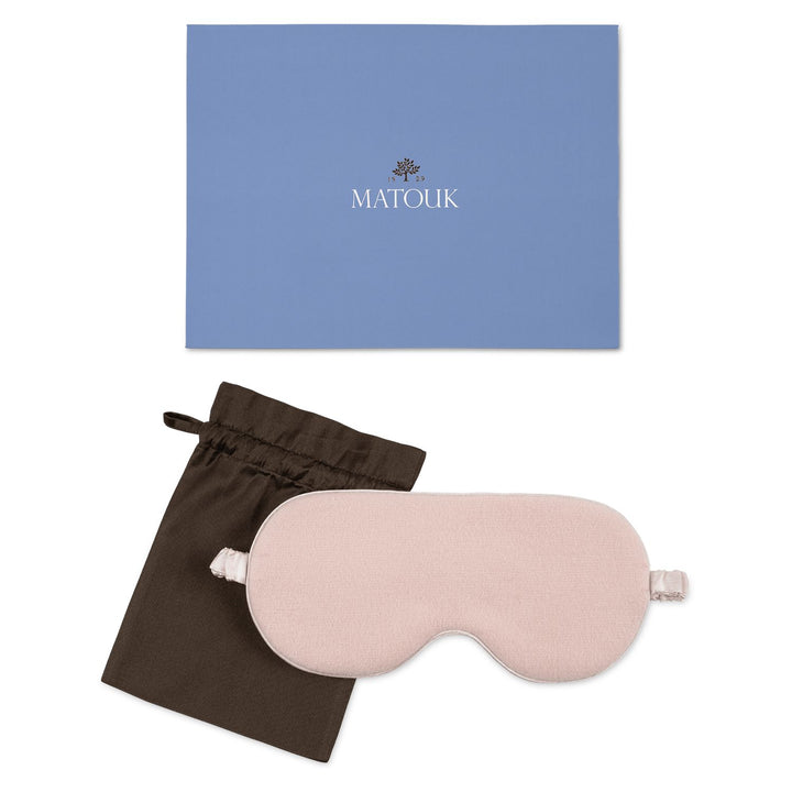 Monogrammed Dream Modal Sleep Mask Matouk 