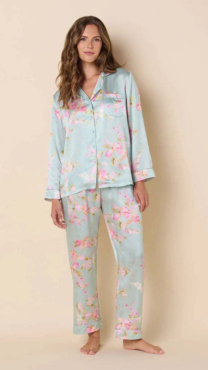 Moonlit Garden Silk Pajama Sleepwear & Loungewear Cats Pajamas 