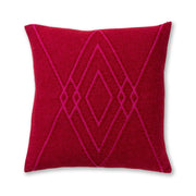 Mystic Square Pillow Decorative Pillow Alicia Adams Scarlet/Shocking Pink 