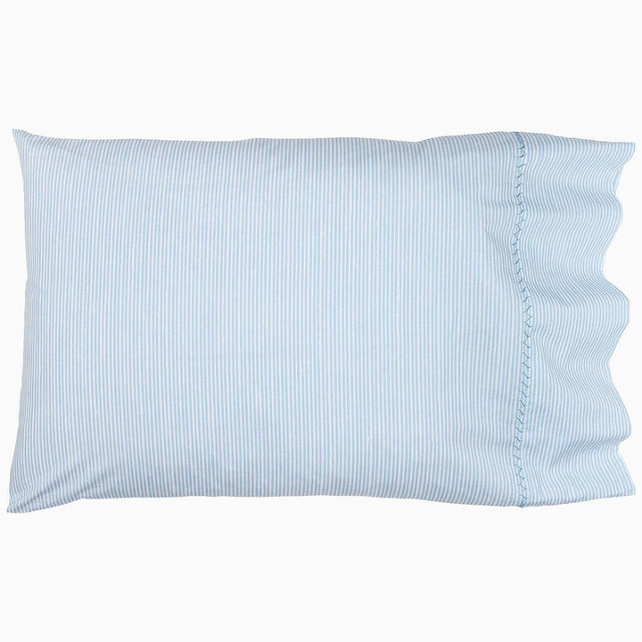 Nandi Organic Pillowcases-Pair Bedding Style John Robshaw Light Indigo Standard 