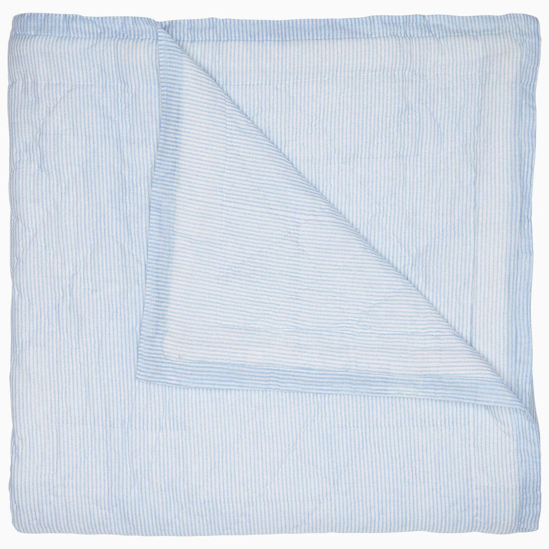 Nandi Quilt Bedding Style John Robshaw Light Indigo Twin 