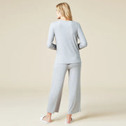 Natalie Classic V-Neck PJ Set Sleepwear & Loungewear Softies 