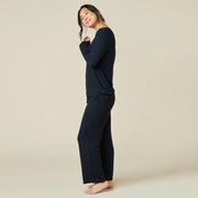 Natalie Classic V-Neck PJ Set Sleepwear & Loungewear Softies 