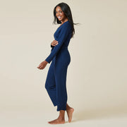 Natalie Classic V-Neck PJ Set Sleepwear & Loungewear Softies 