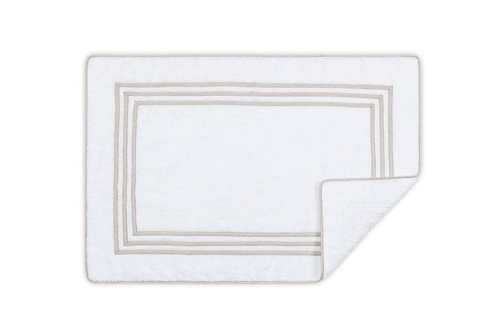 Newport Tub Mat Bath Linens Matouk Tan Stripe 
