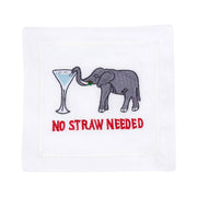 No Straw Needed Cocktail Napkin Table Linens August Morgan 