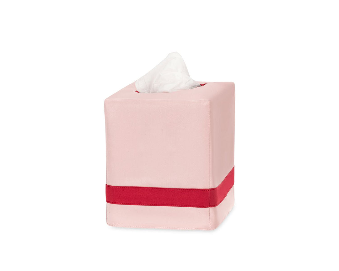 Nocturne Tissue Box Cover Matouk Pink & Scarlet 
