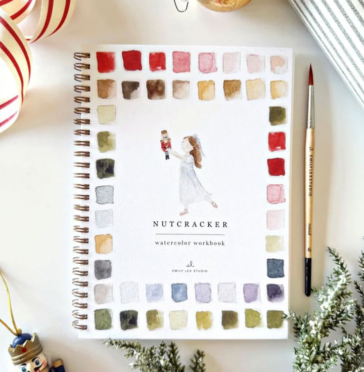 Nutcracker Watercolor Workbook emily lex studio 