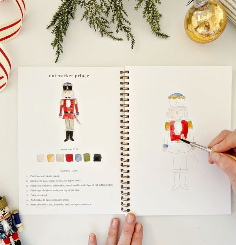 Nutcracker Watercolor Workbook emily lex studio 
