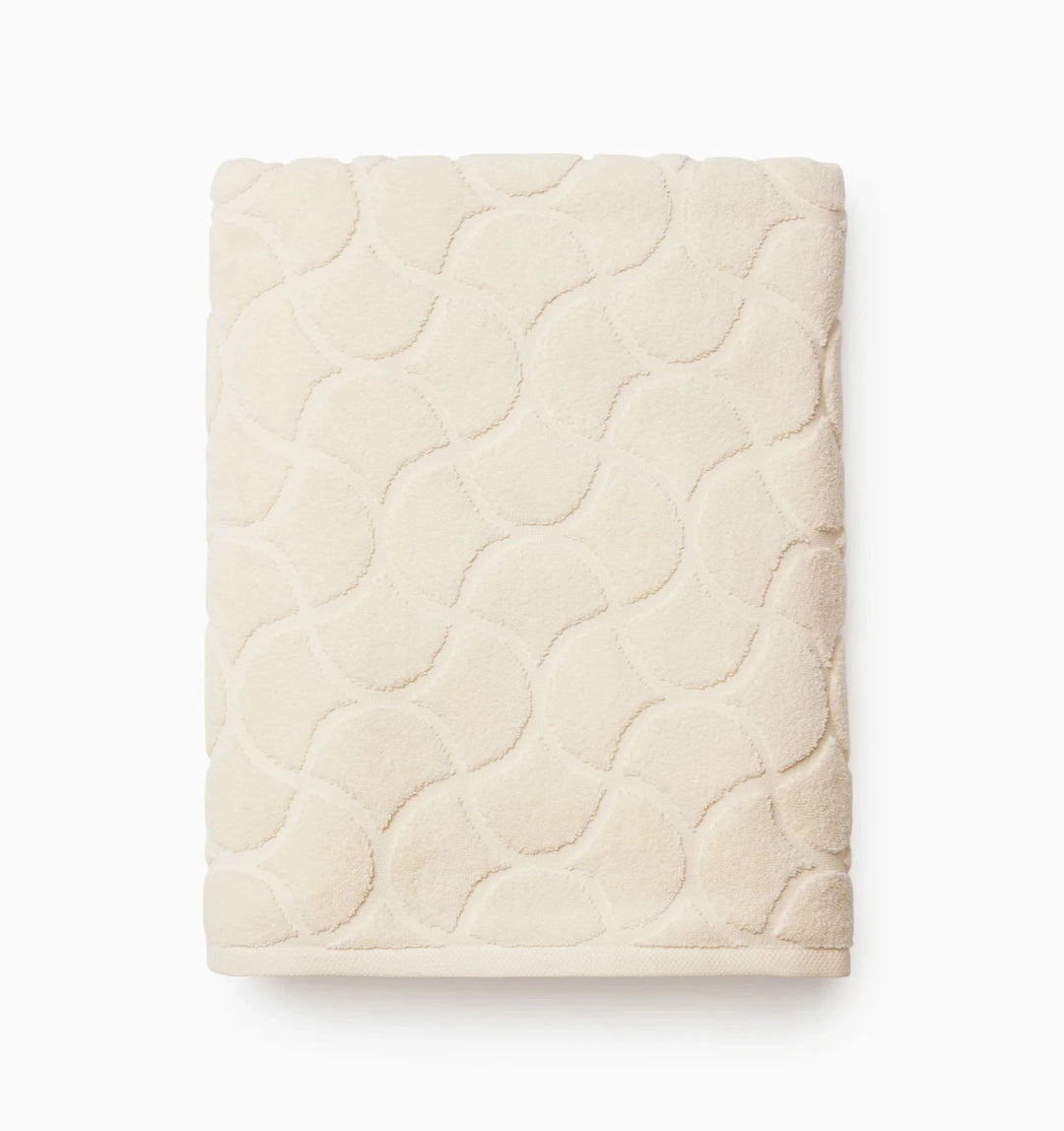 Oasi Bath Towels Bath Linens Sferra Wash Cloth Ivory 