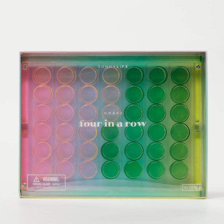 Ombre Lucite 4 in a Row Sherbert Sunnylife 
