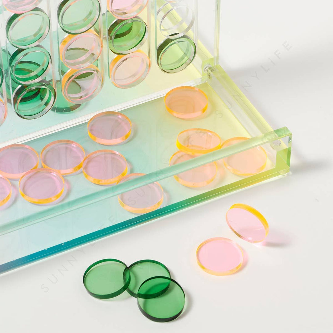 Ombre Lucite 4 in a Row Sherbert Sunnylife 