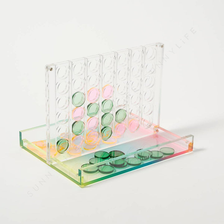 Ombre Lucite 4 in a Row Sherbert Sunnylife 
