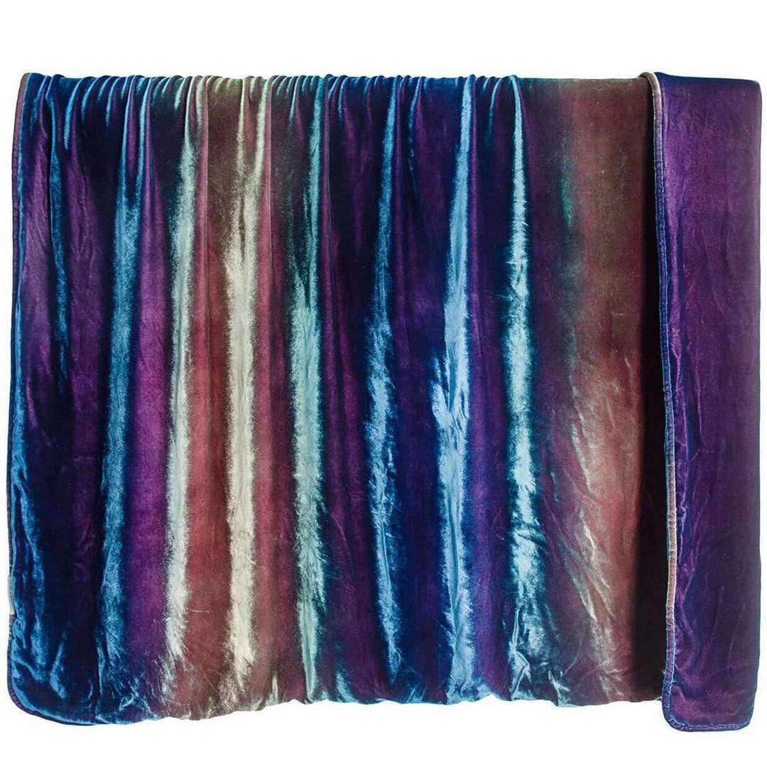 Ombre Throw Decorative Pillow Kevin O'Brien Studio Peacock 52x74 