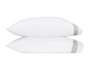 Ophelia Standard Pillowcases- Pair Bedding Matouk Clover 