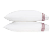 Ophelia Standard Pillowcases- Pair Bedding Matouk Red 