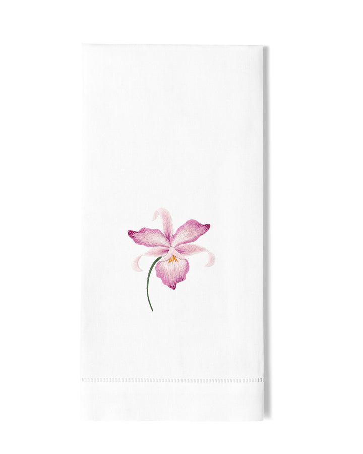 Orchid Gala Hand Towel Henry Handwork 
