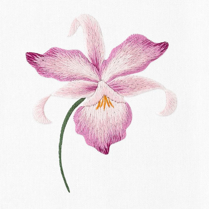 Orchid Gala Hand Towel Henry Handwork 