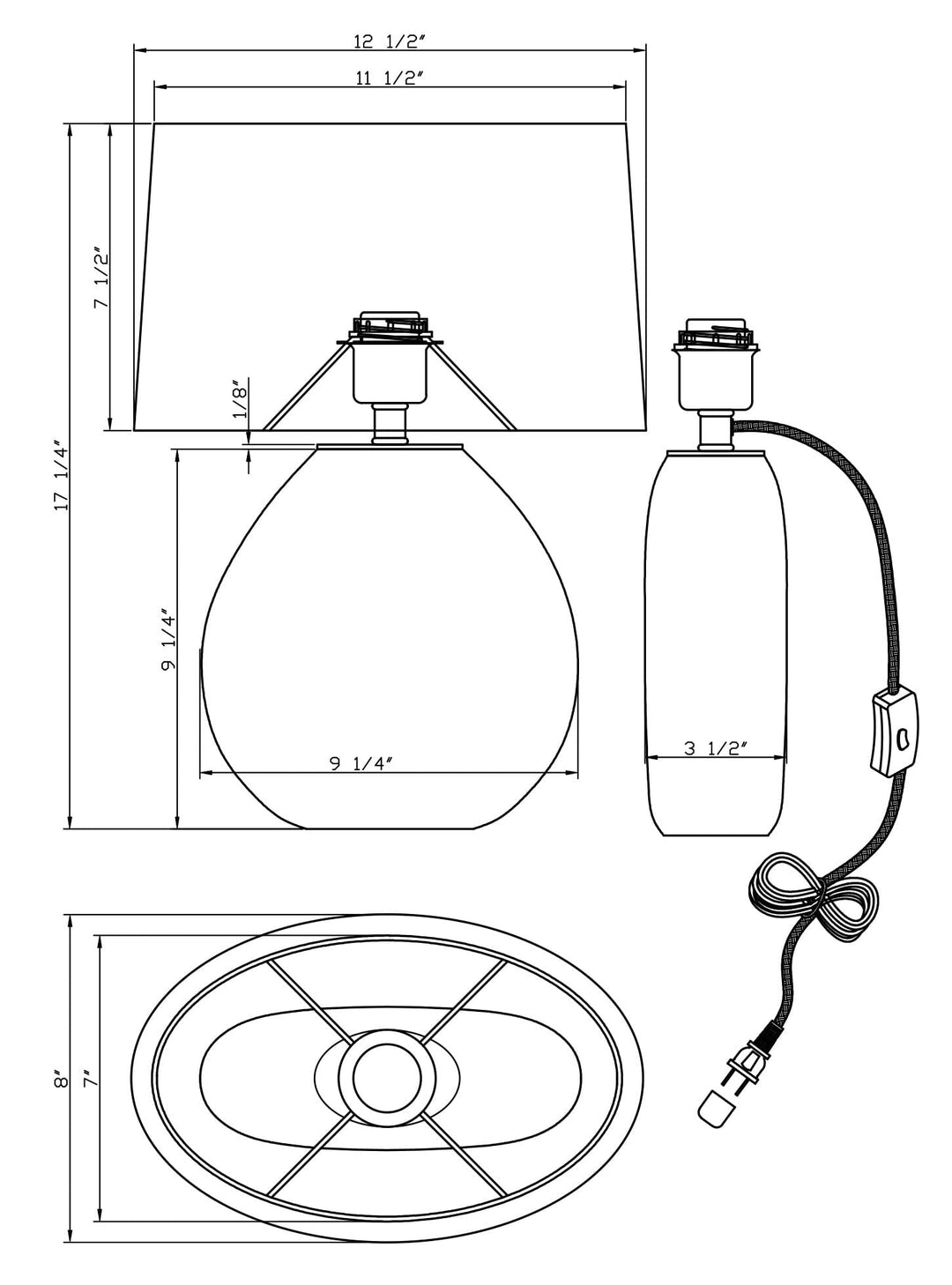 Oriole Table Lamp Lighting Flow Decor 