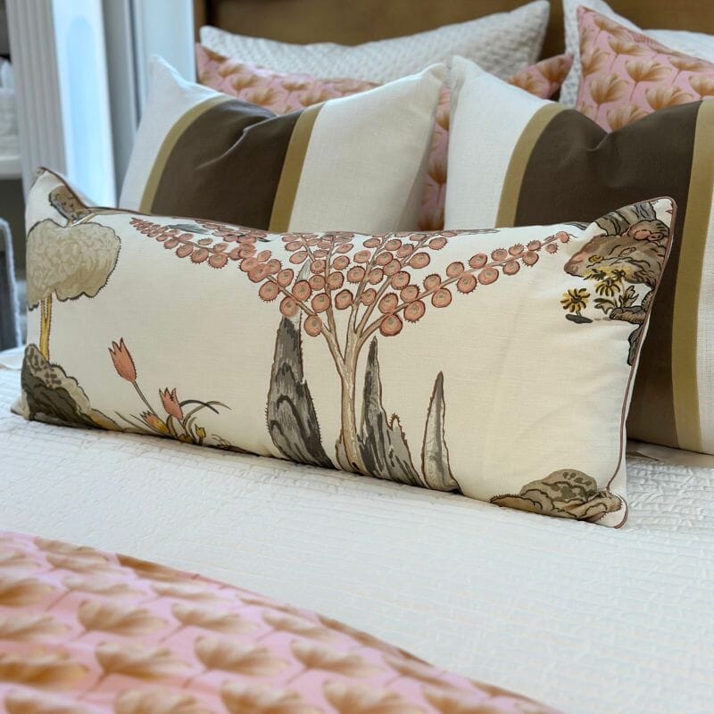 Orleans Pillow 16x36 Apricot/Ginger Decorative Pillow Ryan Studio 16x36 