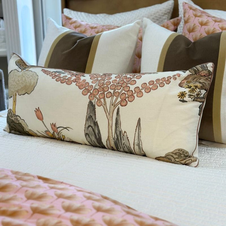 Orleans Pillow 16x36 Apricot/Ginger Decorative Pillow Ryan Studio 16x36 