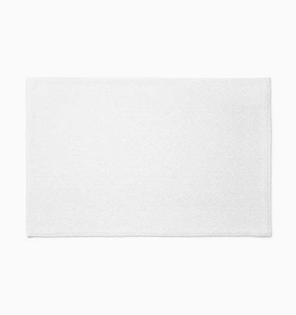 Osini Bath Rug Bath Rug Sferra White 20x31 