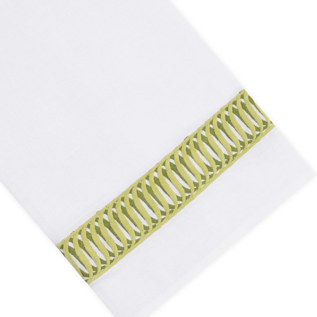 Paris Tea Towel Bath Linens Haute Home Green 