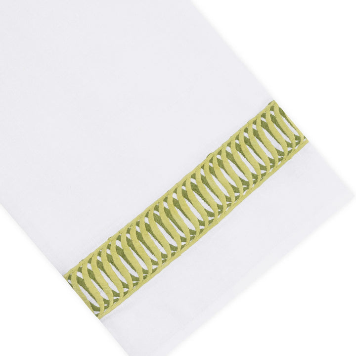 Paris Tea Towel Bath Linens Haute Home Green 