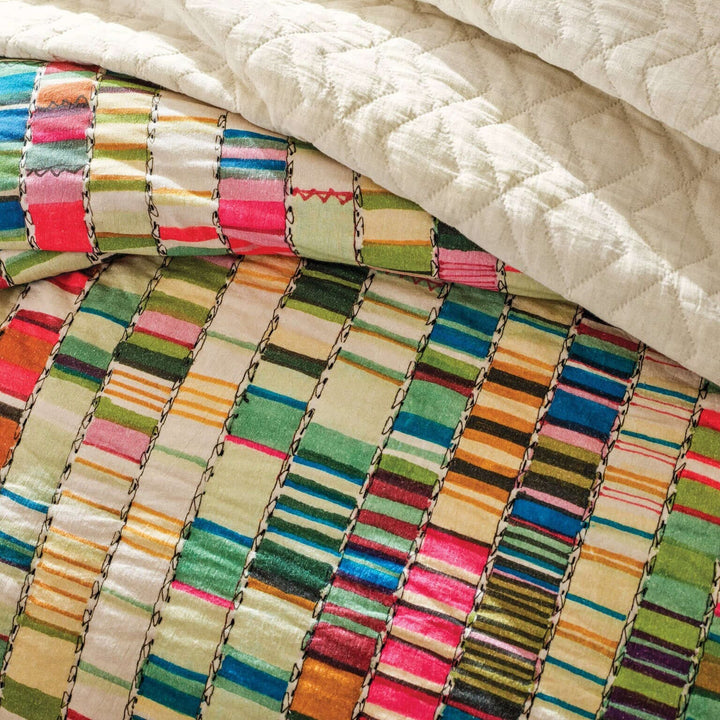 Penelope Stripe Coverlet Bedding Style Pine Cone Hill 