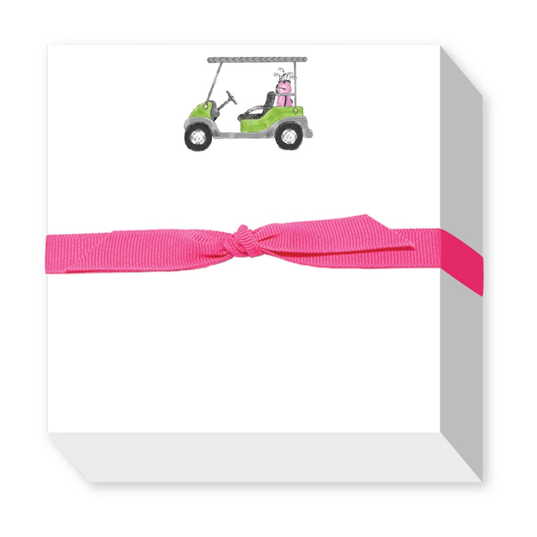 PINK GOLF CART CHUBBIE NOTEPAD Donovan Designs 