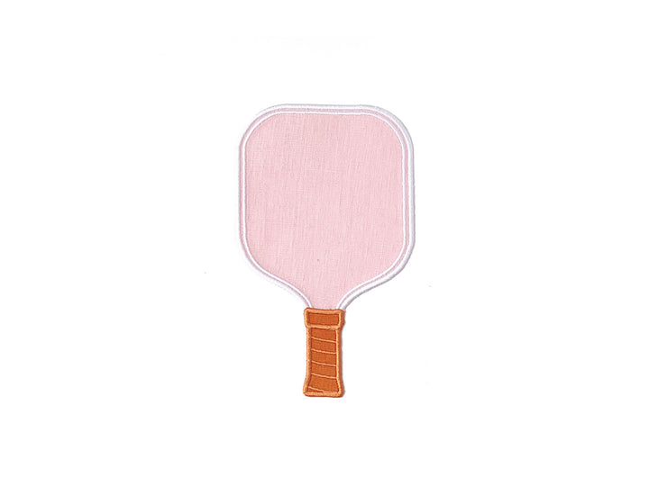 Pink Pickleball Paddle Linen Cocktail Napkins - Set of 4 House of Gleason 