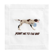 Point Me to the Bar Cocktail Napkin Table Linens August Morgan 