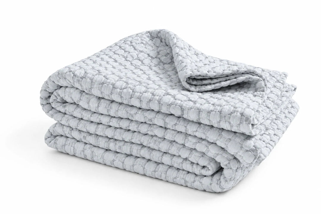 Pom Pom at Home Avalon Coverlet Bedding Pom Pom at Home Light Blue Twin 