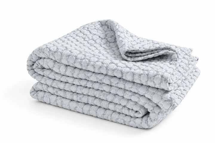 Pom Pom at Home Avalon Coverlet Bedding Pom Pom at Home Light Blue Twin 