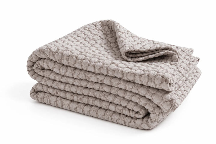 Pom Pom at Home Avalon Coverlet Bedding Pom Pom at Home Light Walnut Twin 