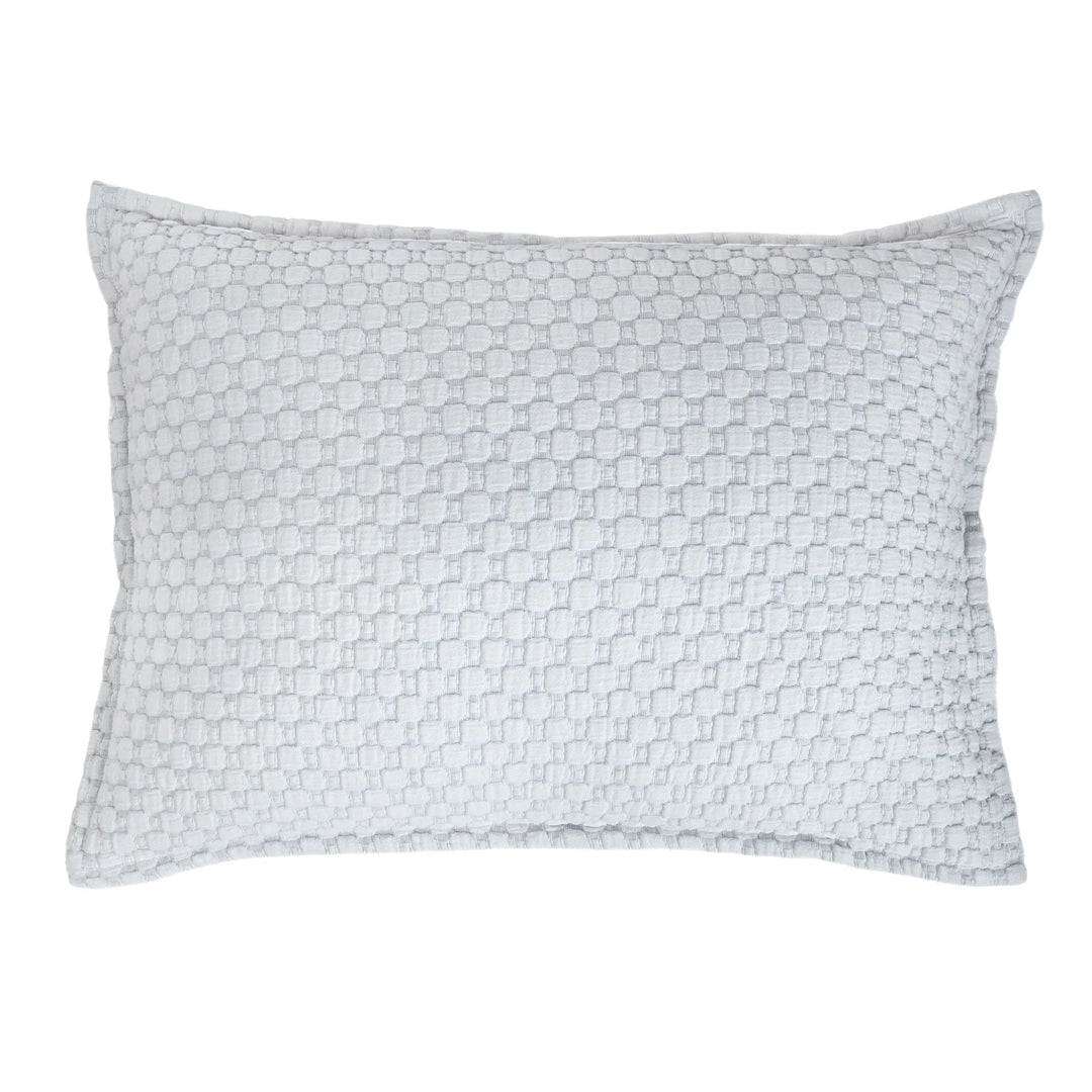 Pom Pom at Home Avalon Sham Bedding Pom Pom at Home Light Blue Standard 