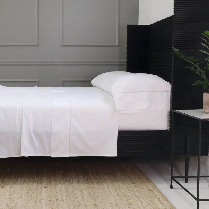 Pom Pom at Home Como Ladder Stitch Sateen Sheet Set Bedding Style Pom Pom at Home 