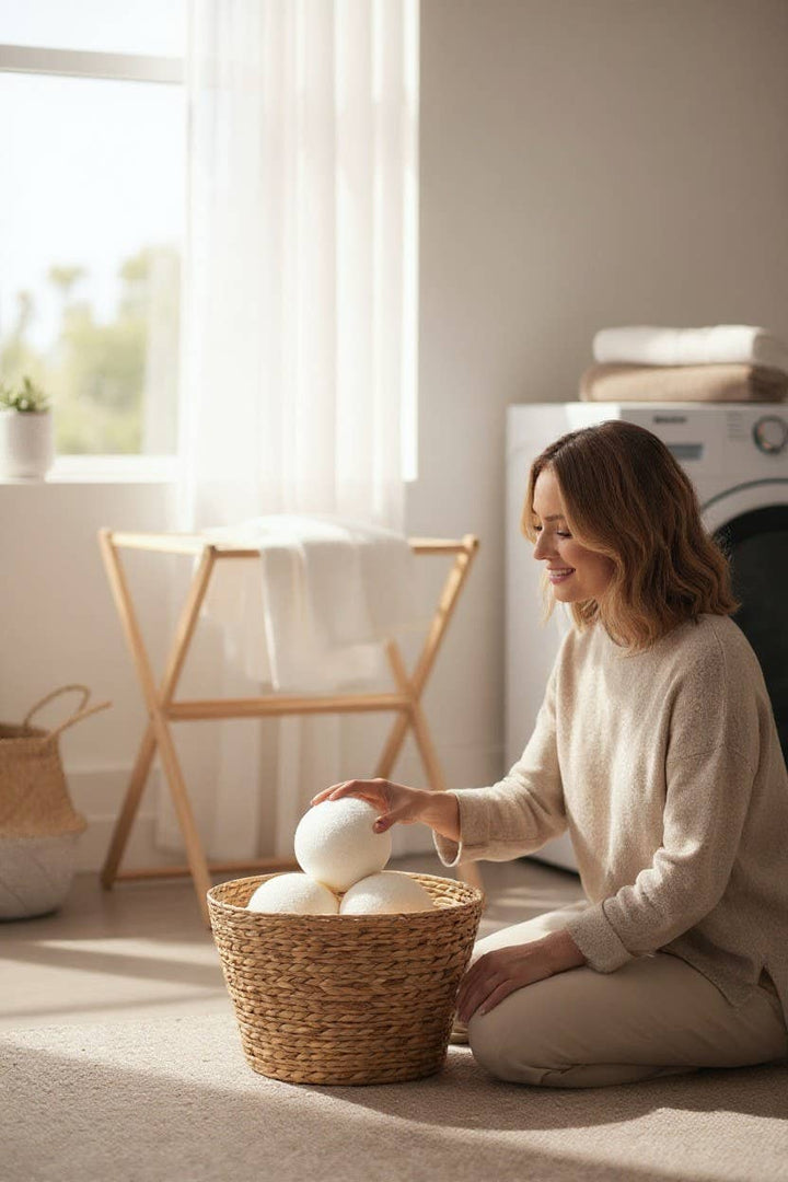 Pure Wool Laundry Drying Balls, Reusable Anti-Static Butterfly&Bee 