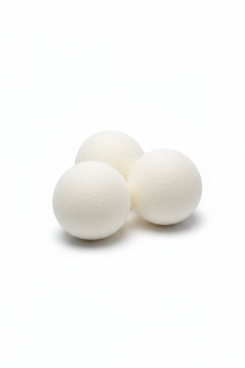 Pure Wool Laundry Drying Balls, Reusable Anti-Static Butterfly&Bee White 