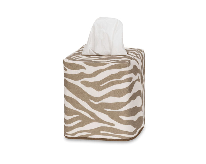 Regine Tissue Box Cover Bathroom Accessories Matouk Coconut 