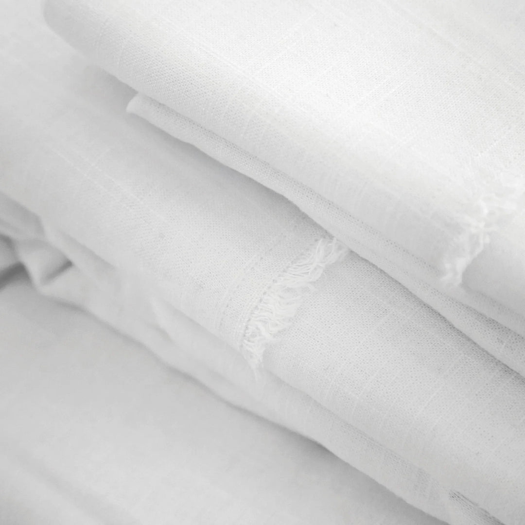 Remi Bamboo Linen Pillowcases Bedding Style Pom Pom at Home 