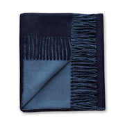 Reversible Alpaca Throw Throw Alicia Adams English Manor/Navy 