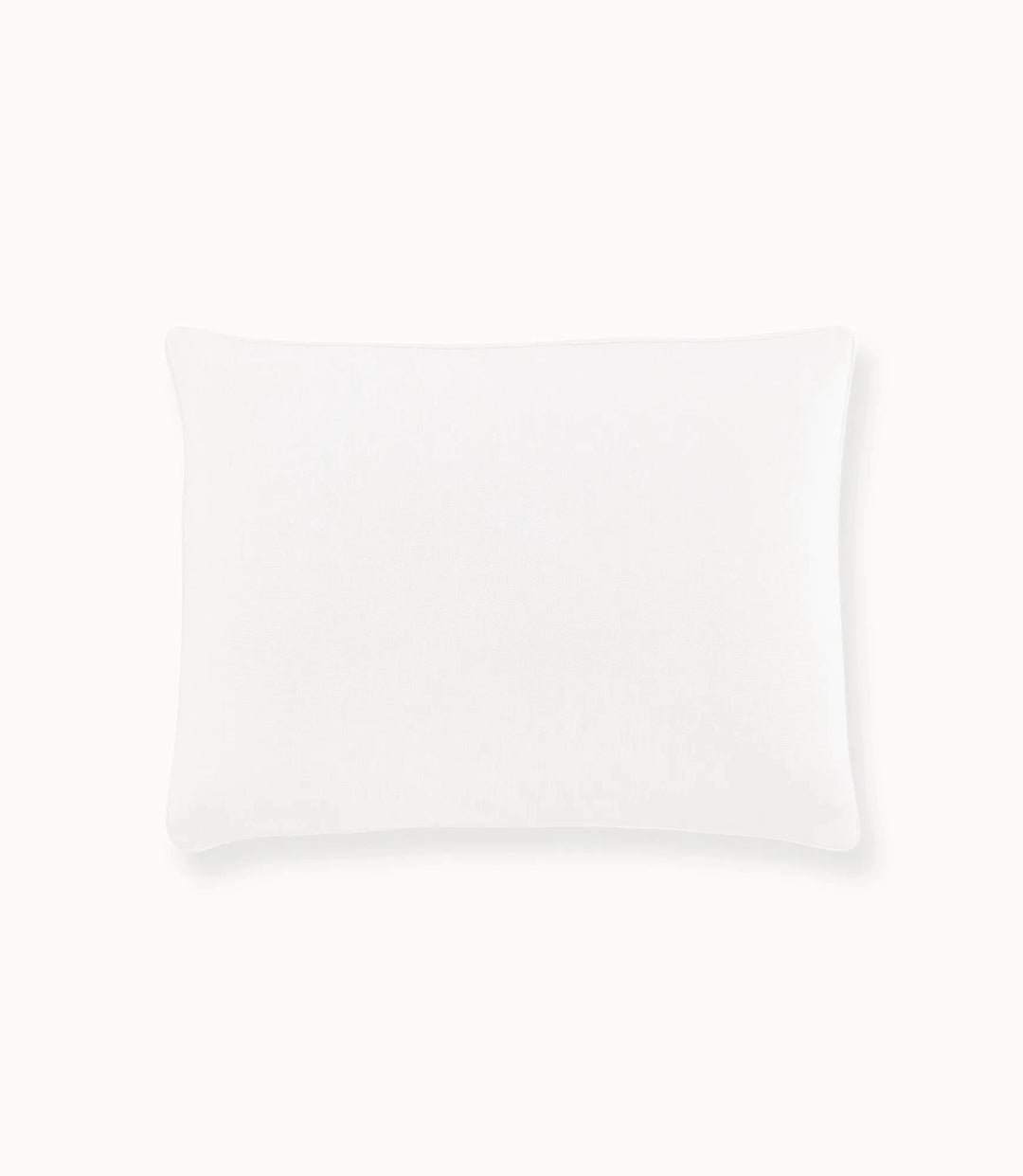 Rio Linen Corded Sham Bedding Style Peacock Alley White Euro 