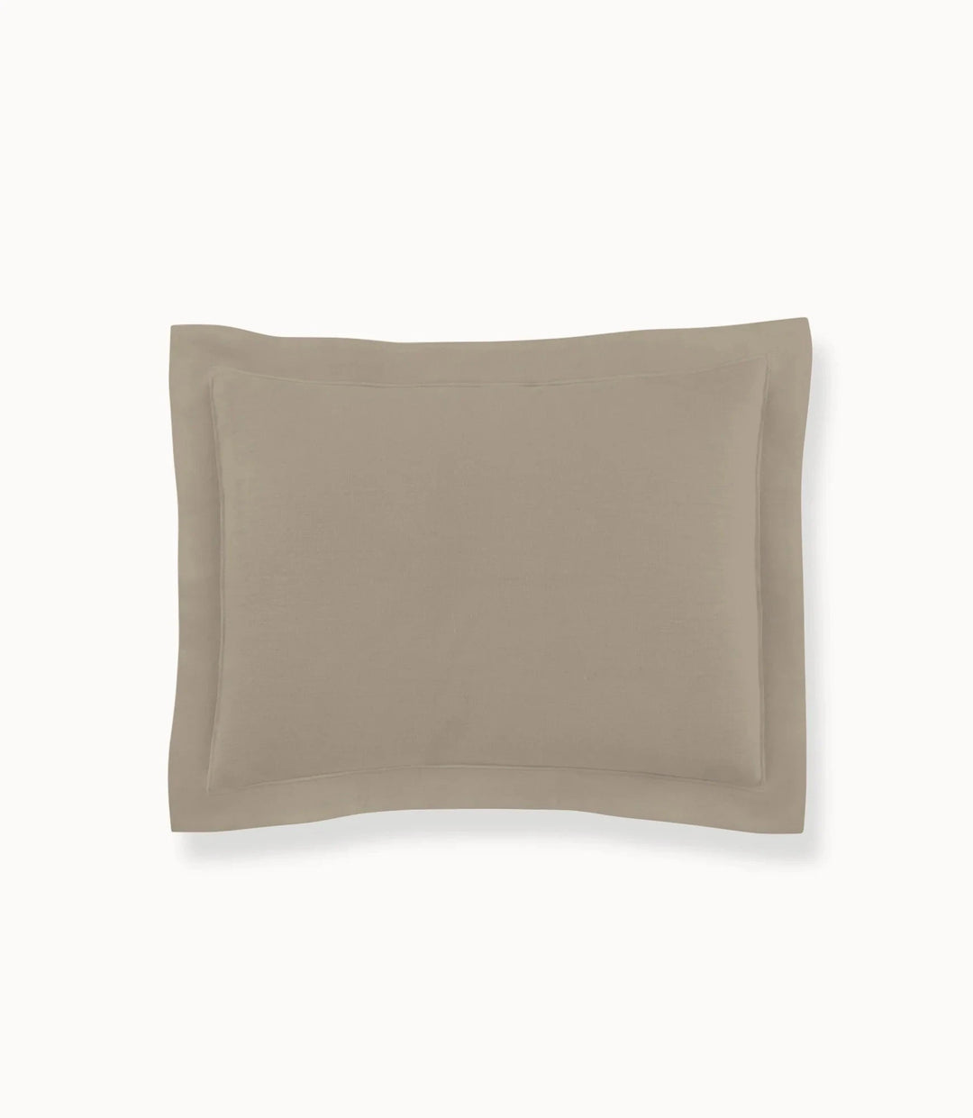 Rio Satin Stitch Flanged Sham Bedding Style Peacock Alley Driftwood Euro 