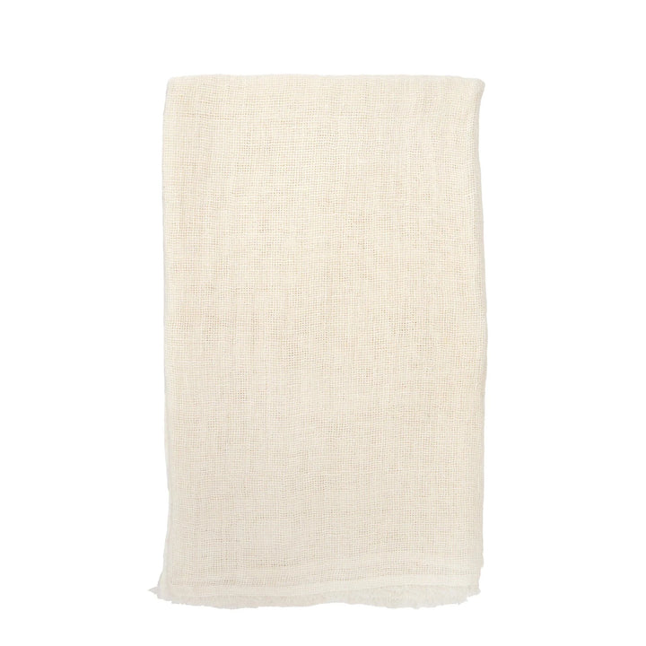 River Oversized Throw Throw Pom Pom at Home Cream 