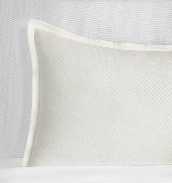 Rombo Boudoir Sham Bedding Style Sferra Oyster 