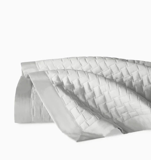 Sampietrini Quilt Bedding Style Sferra Grey Twin 