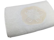 Sand Dollar Roma White Guest Towel Gold Anali 