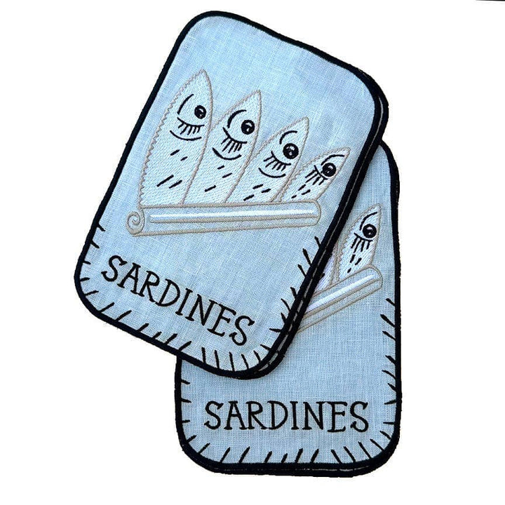 Sardine Cocktail Napkins, set of 4 Biscuit Home 