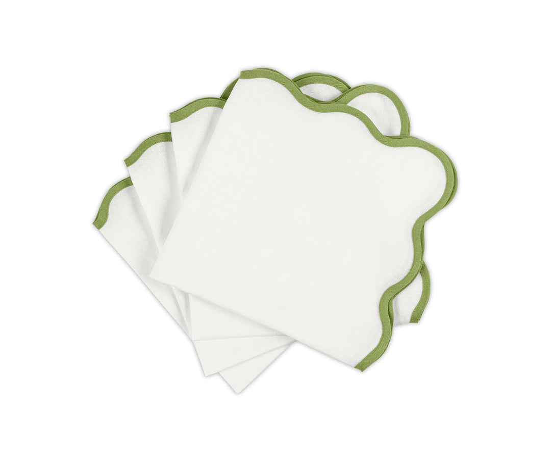 Scallop Napkin(22x22)- Set of 4 Table Linens Matouk 